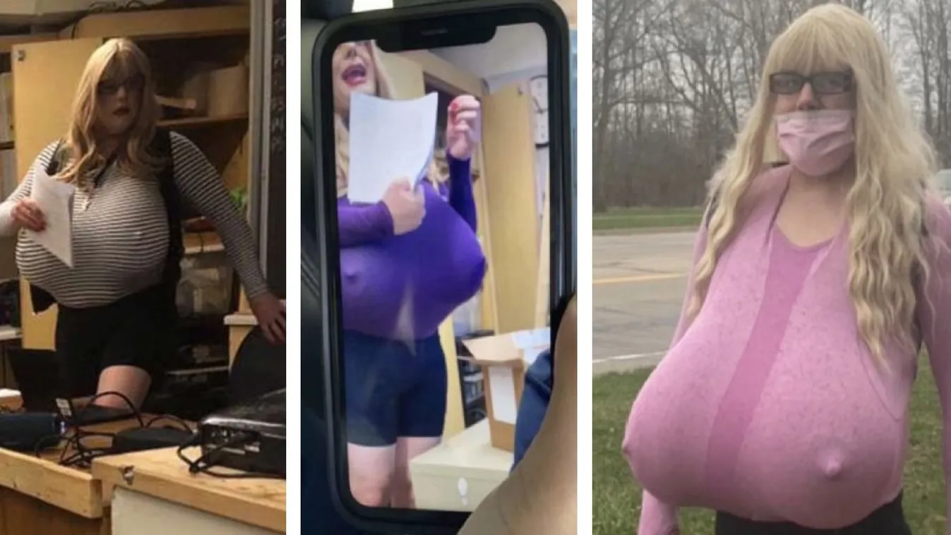 Gigantikus mellprotézisben tanít diákokat a transznemű tanár