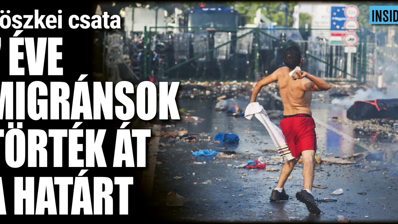 Röszke: 7 éve  migránsok törték át a határt