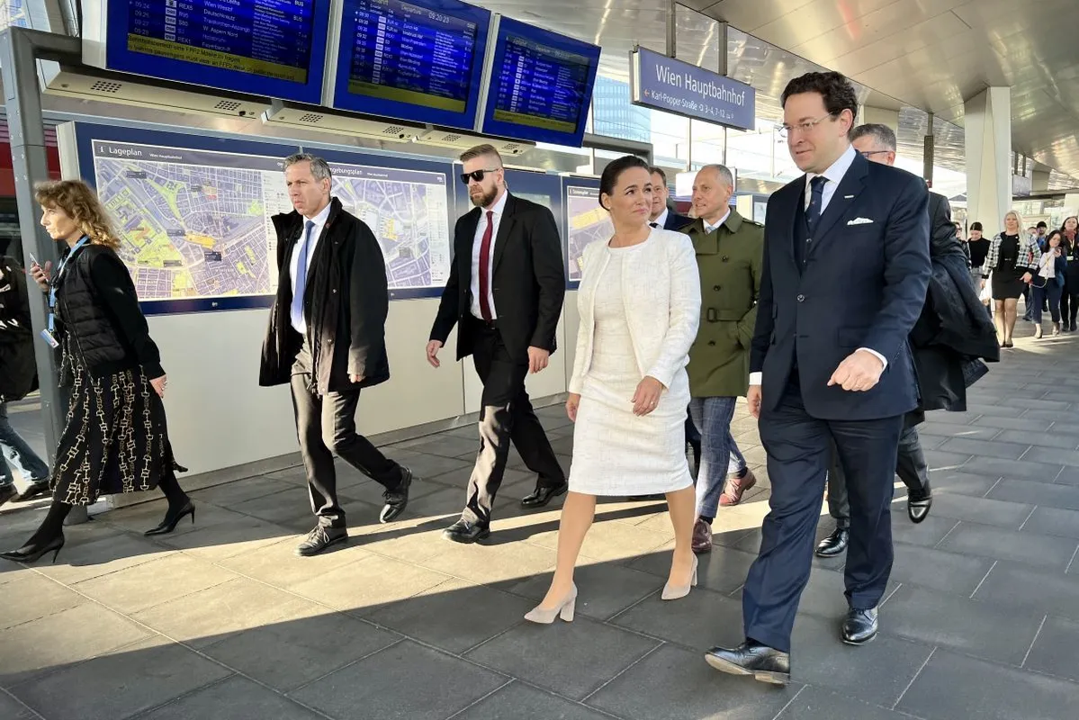 Novák Katalin Bécsben