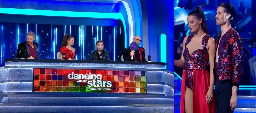 Berki Mazsi a Dancing with the Sars parkettjén 