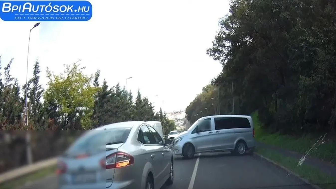 Lehetetlen helyen ment forgalommal szemben a magyar sofőr