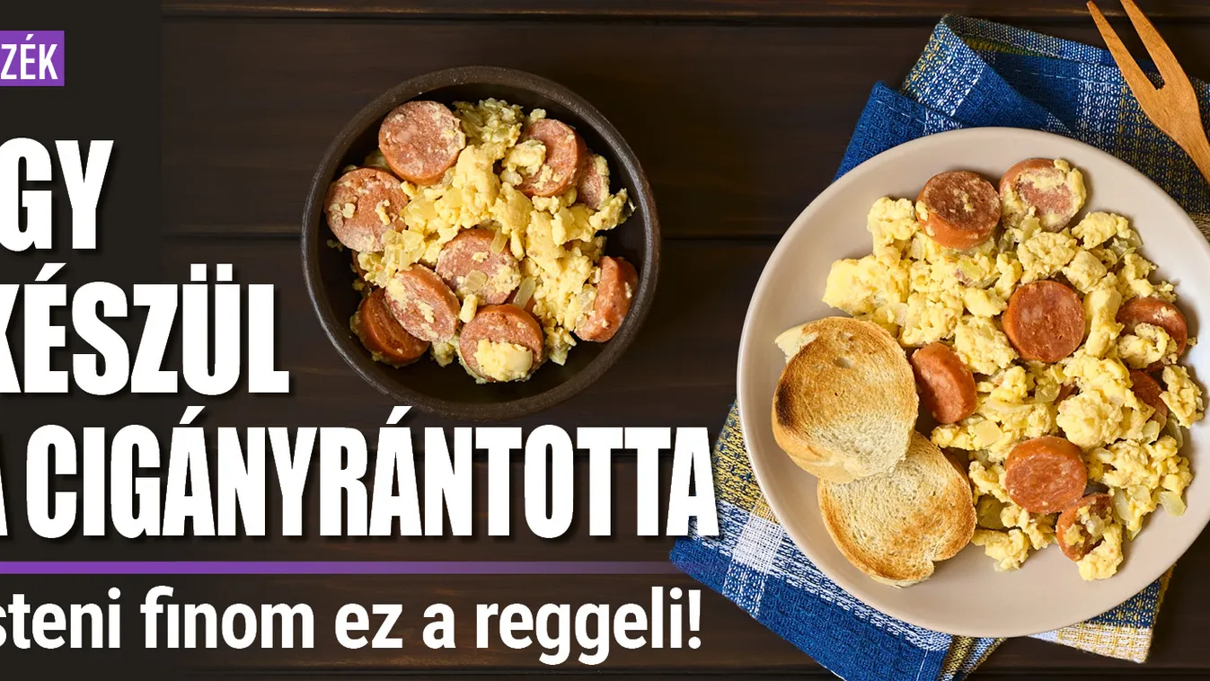 Így készül a cigányrántotta, isteni finom ez a reggeli