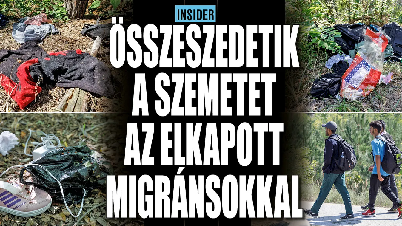 Összeszedetik a migránsokkal a szétdobált szemetet