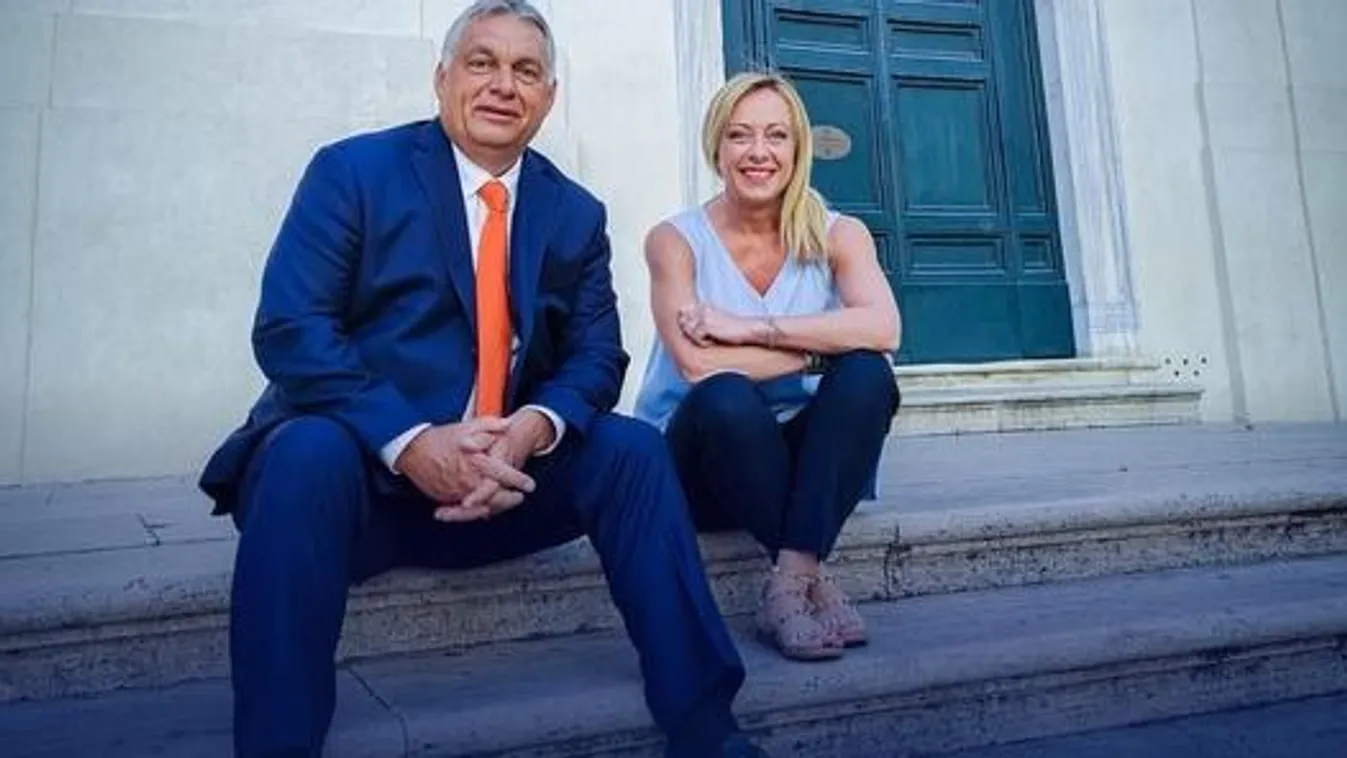 Olaszország új kormányfőjét köszöntötte Orbán Viktor