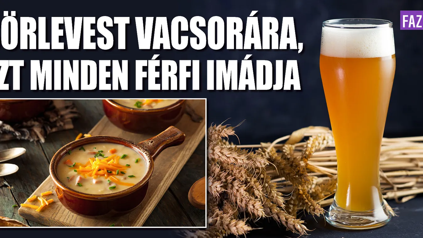 Sörlevest vacsorára, ezt minden férfi imádja