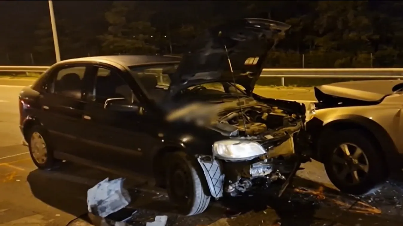 Remegett a sofőr az M0-son történt tömegbaleset után