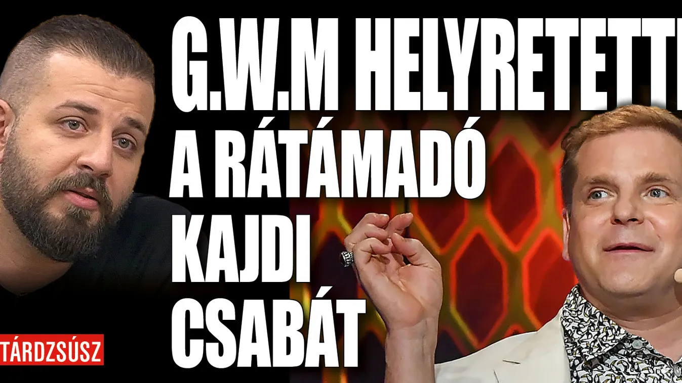 Kajdi Csaba beszólt G.w.M-nek, azonnal jött a válasz is