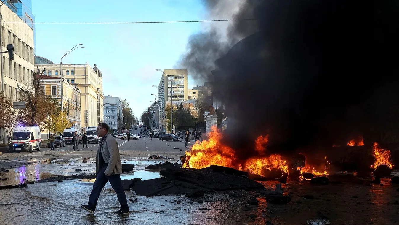 Újabb orosz támadások a Dnyeper mentén, nincs áram Kijevben