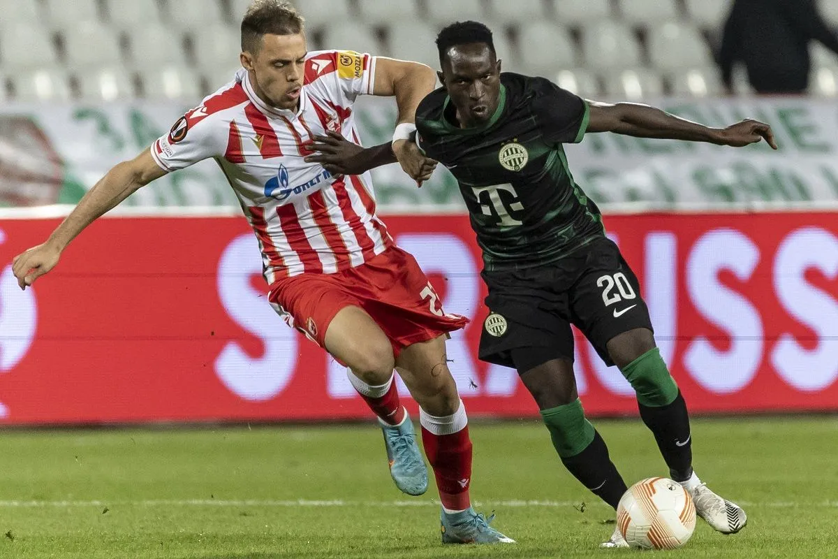 Traorénak (jobbra) sem ment a játék Belgrádban, de a budapesti visszavágón főszereplő lehet