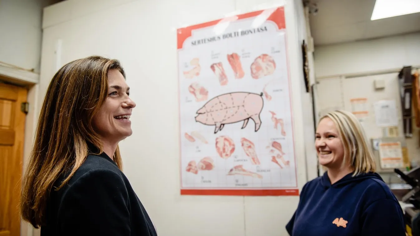 Varga Judit magyar húsboltban tűnt fel New Jersey-ben