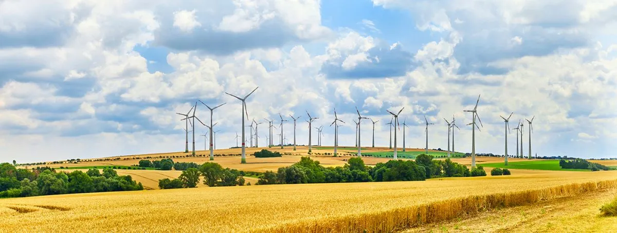 A,Big,Wind,Farm,In,North,Germany