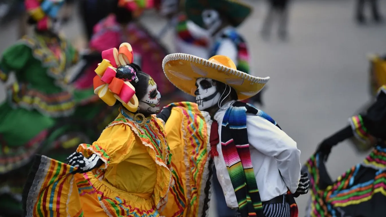 Hatalmas fesztivállal ünneplik a halottak napját Mexikóban