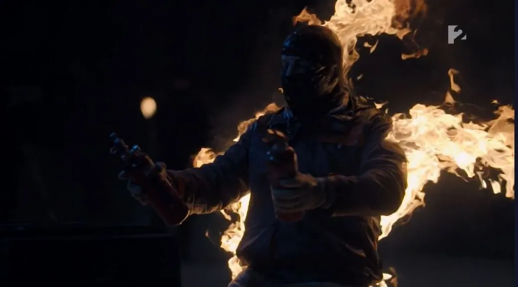 G.w.M lángolva rohant  apályán