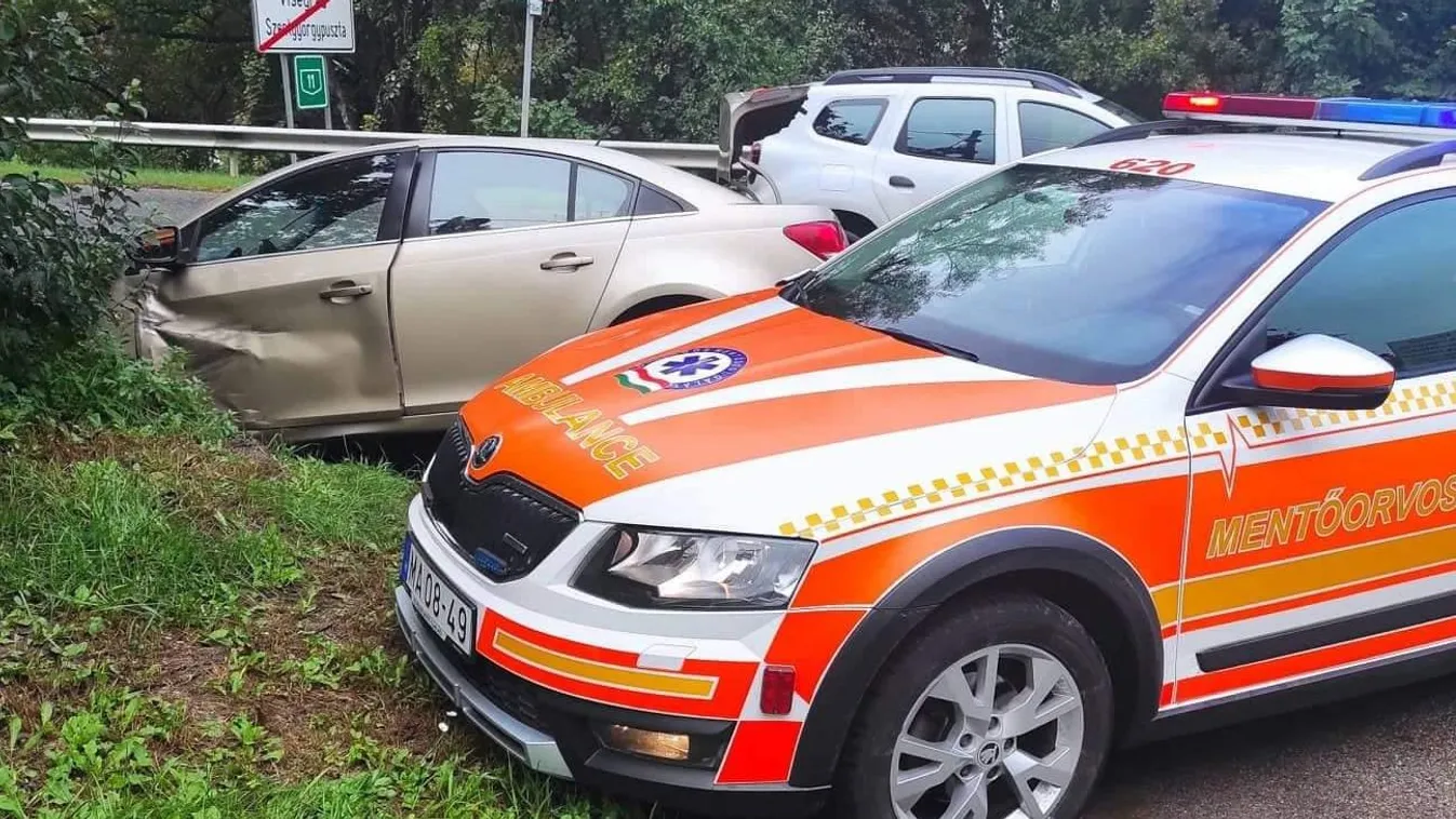 Baleset történt, egy terhes nő és egy kisgyerek is megsérült