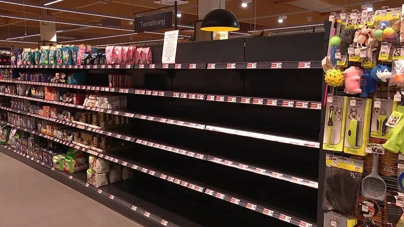 Inflációs spirál: Németországban sorra tűnek el a termékek a boltok polcairól
