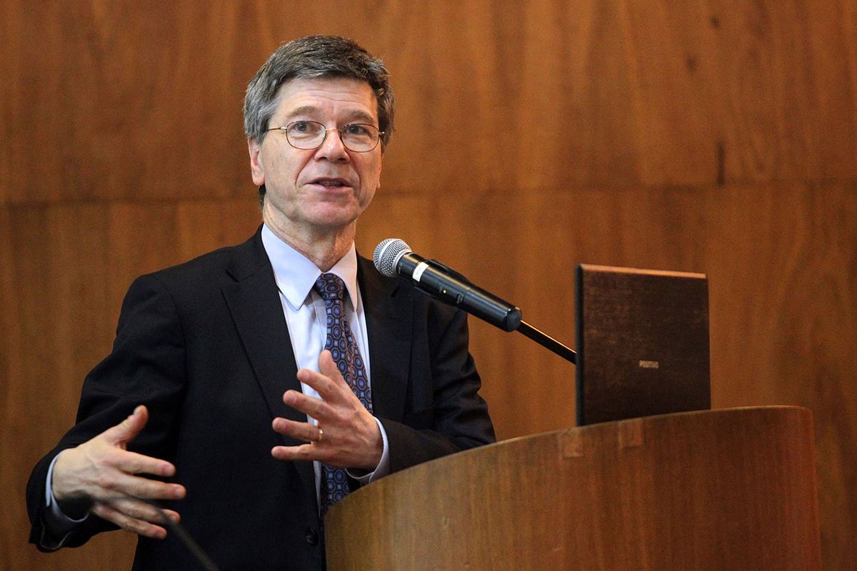 Economist Jeffrey D. Sachs, Special Advisor to the Secretary General of United Nations Minister master class in Rio de Janeiro