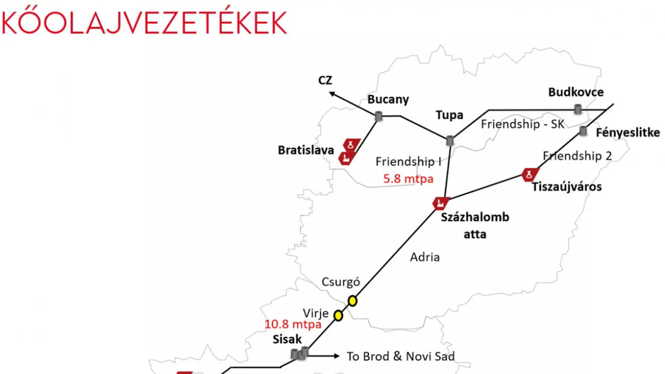 Így folyik ki a kőolaj a Barátság kőolajvezetékből