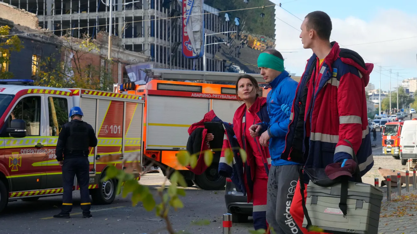 Véres fotók: Robbanások történtek Ukrajna fővárosában