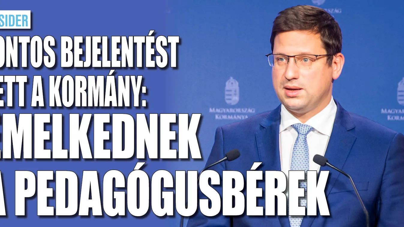 Bejelentette a kormány: emelkednek a pedagógusbérek