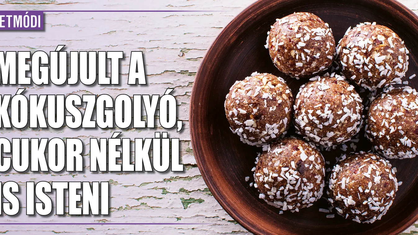 Megújult a kókuszgolyó, cukor nélkül is isteni