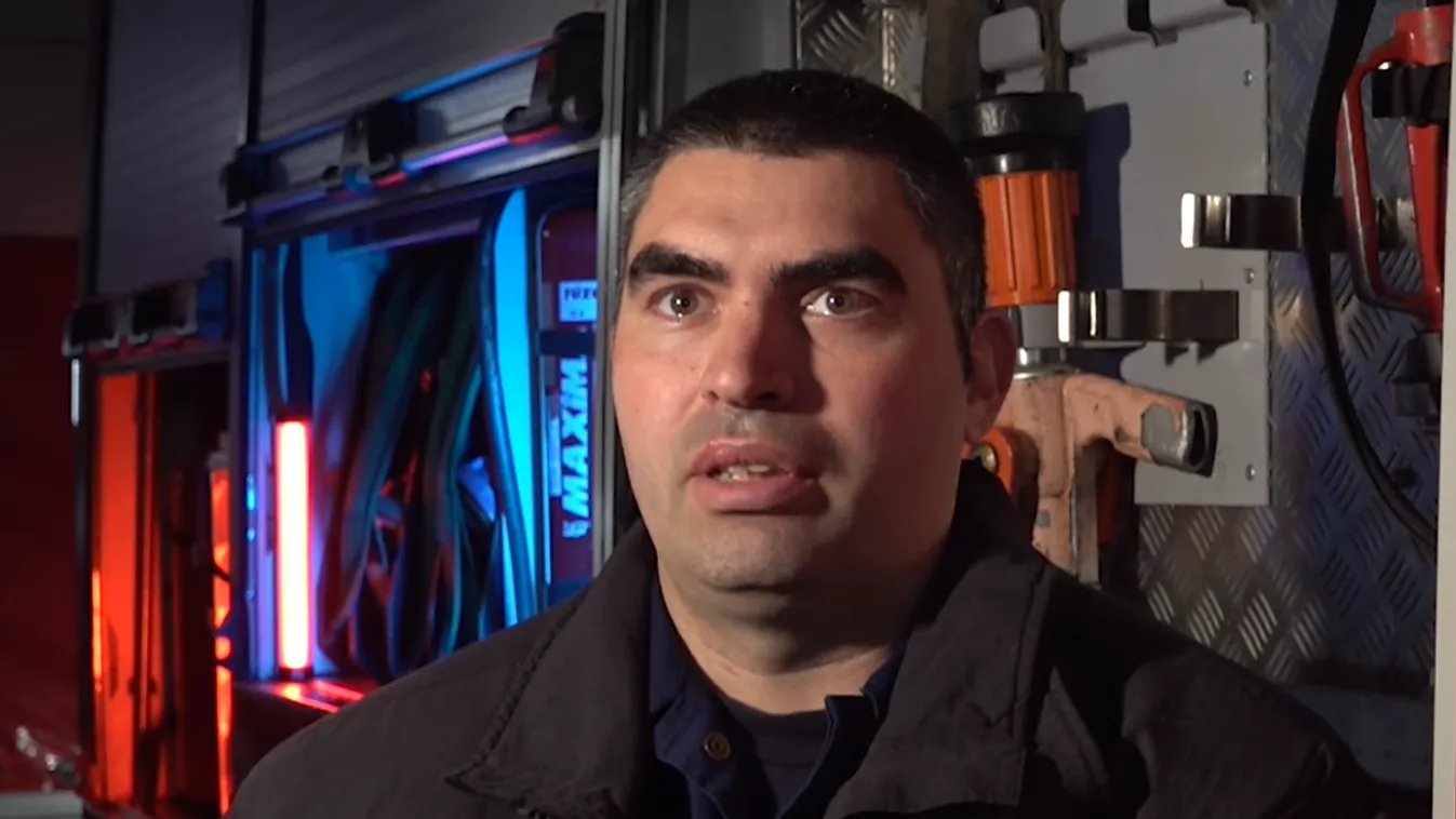 Dermesztő videó: az életét kockáztatva mentett életet András