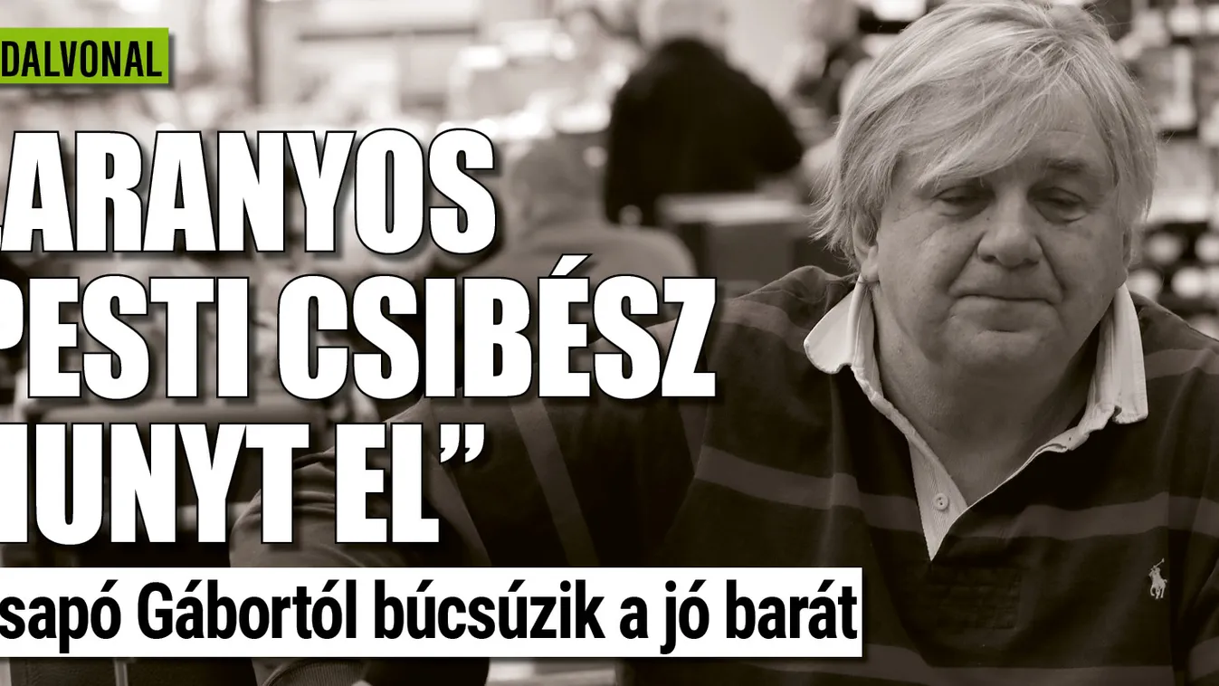 Csapó Gábortól búcsúzik a gyerekkori barát
