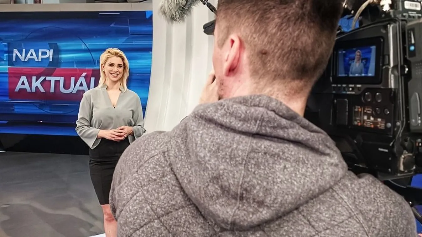 Munka közben lett szerelmes a csinos magyar tévés