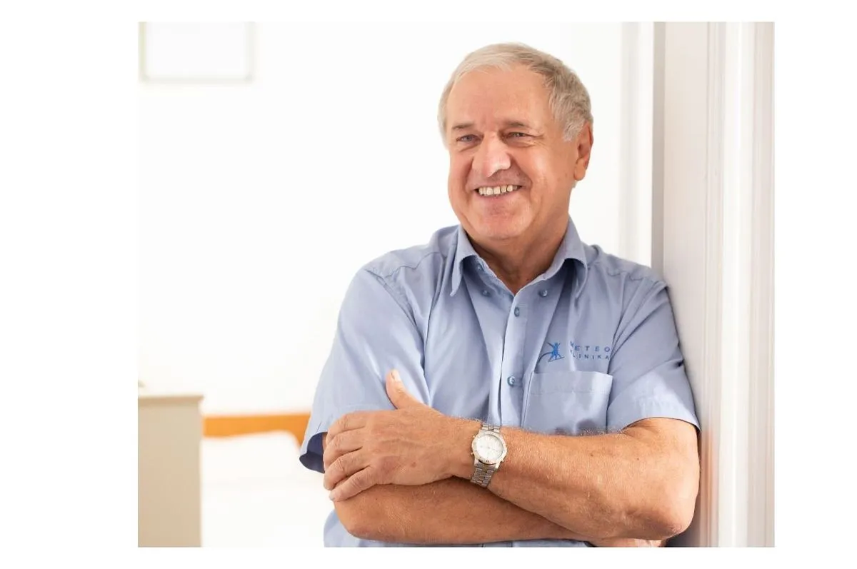 Dr. Pintér Ferenc meteogyógyász, a Meteo Klinika igazgatója,