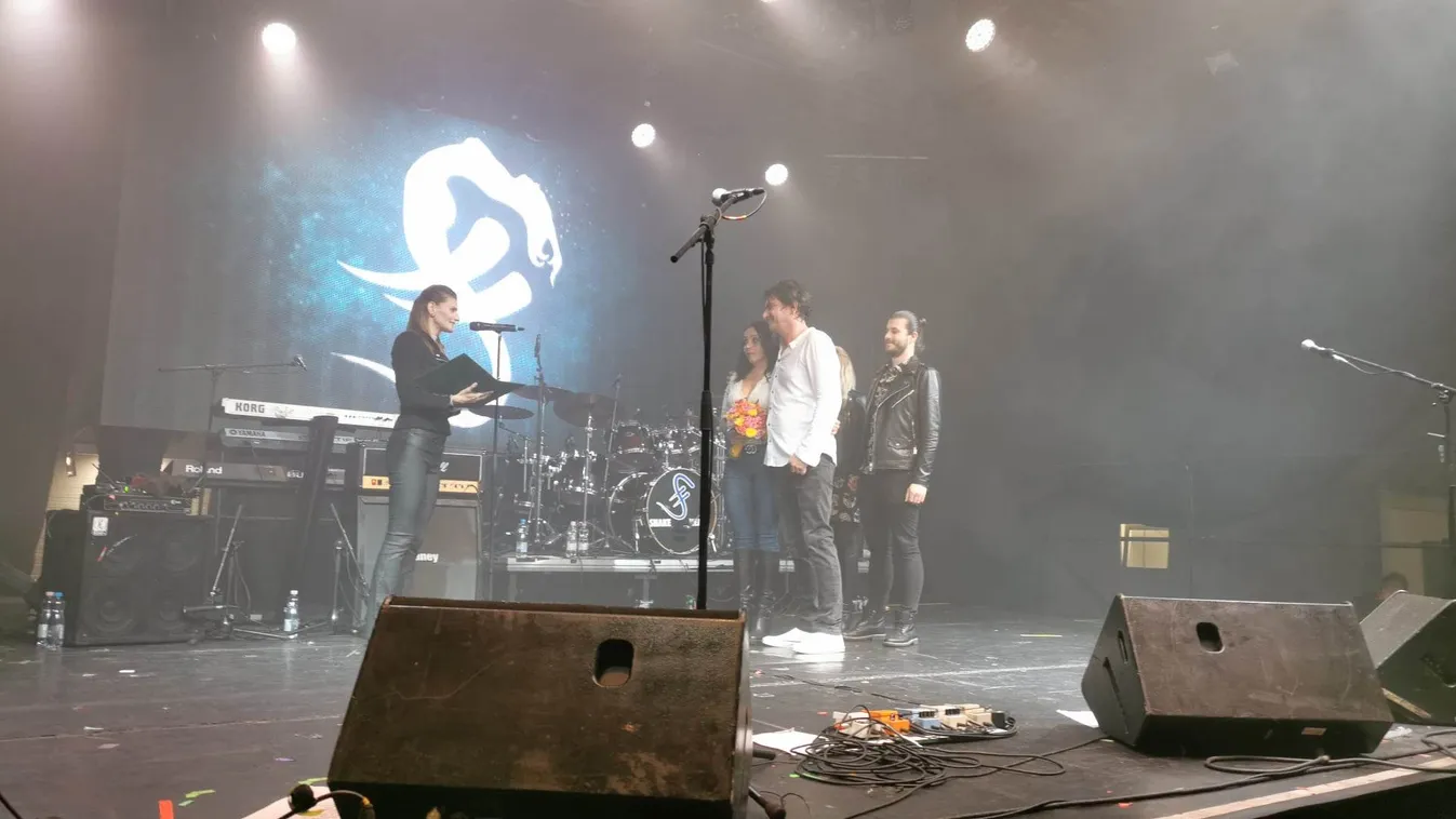 A színpadon nősült meg a magyar énekes - videó