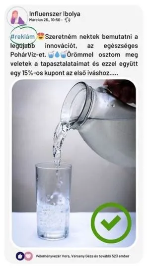 Influenszer tájékoztató