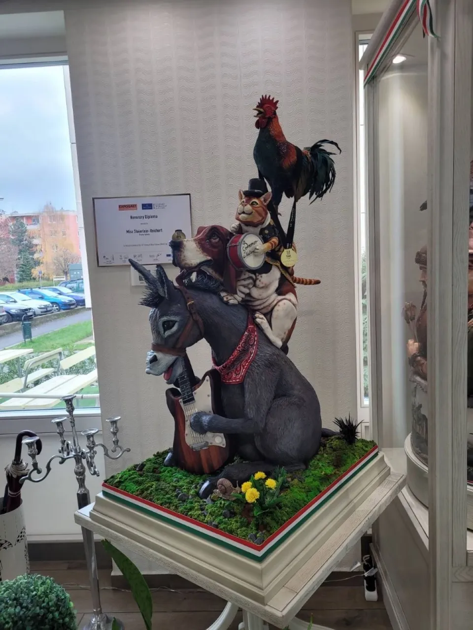 Steierlein–Reichert Míra aranyérmes cukrászművész, Brémai muzsikusok című alkotása