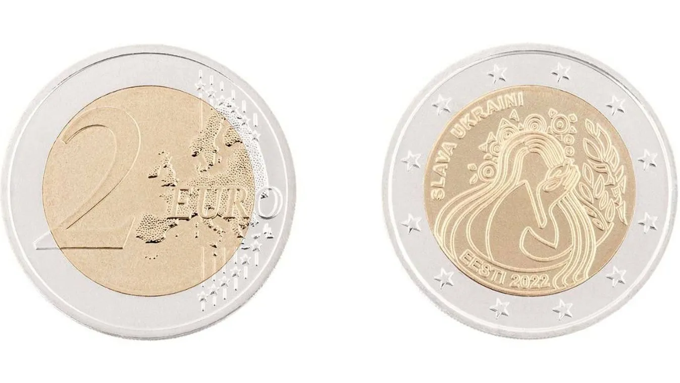 „Dicsőség Ukrajnának” feliratú eurót hoztak forgalomba