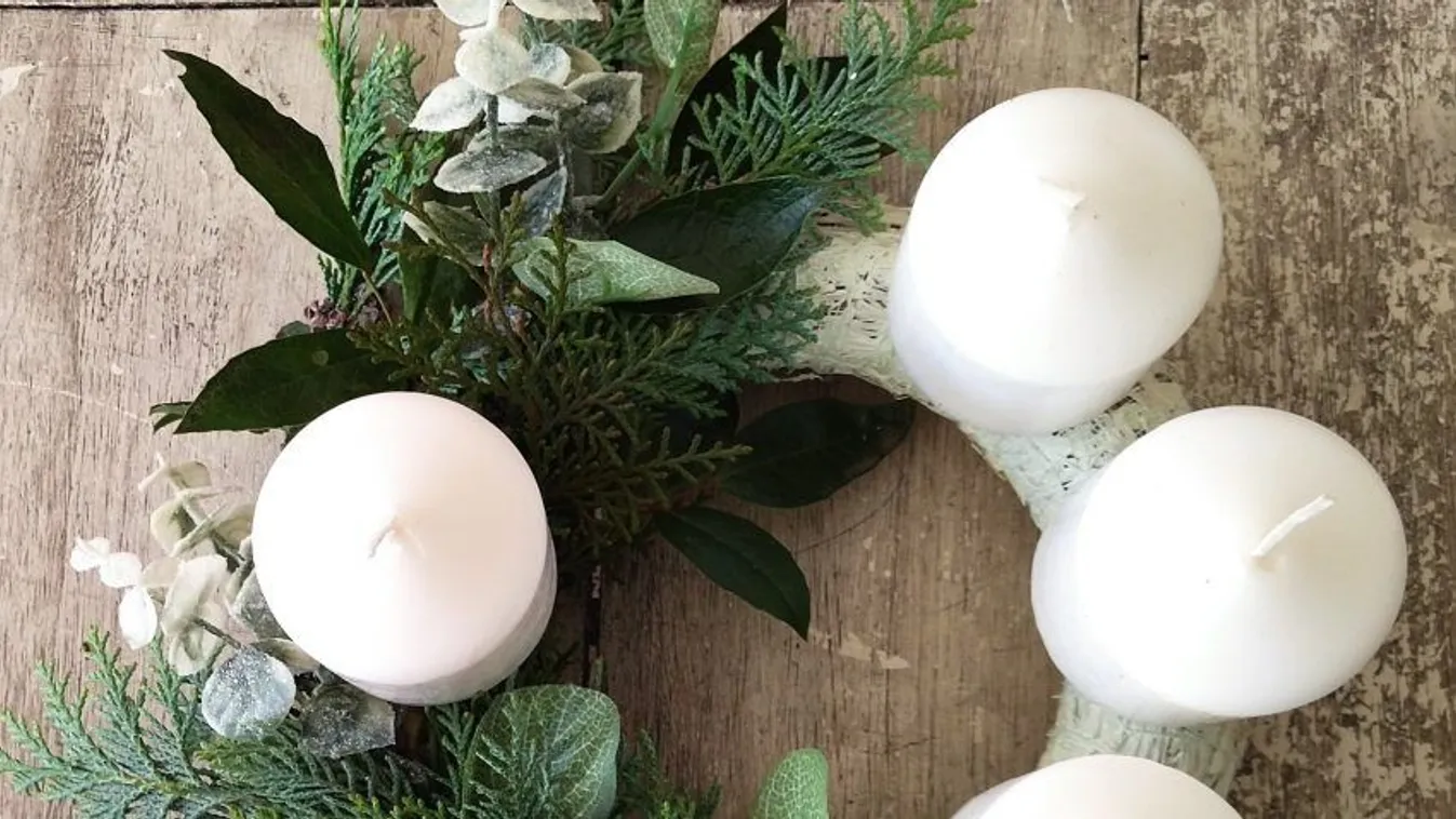 Így készíthetsz saját kezűleg gyönyörű adventi koszorút