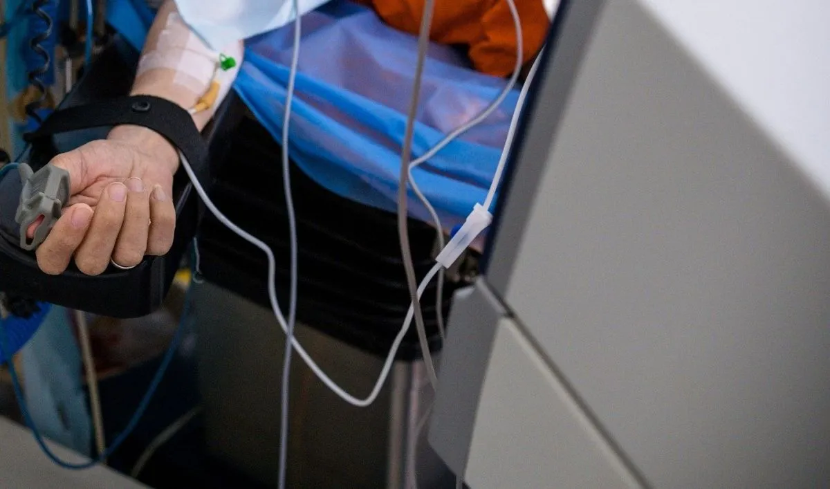 Kórház idős asszony