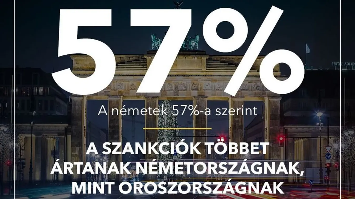 57 százalék szerint többet ártanak a németeknek a szankciók
