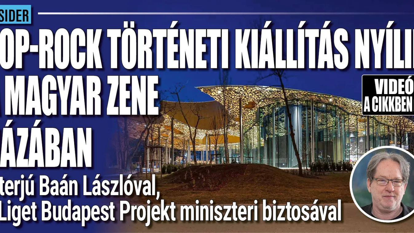 Baán László: Pop-rock történeti kiállítás lesz a Ligetben