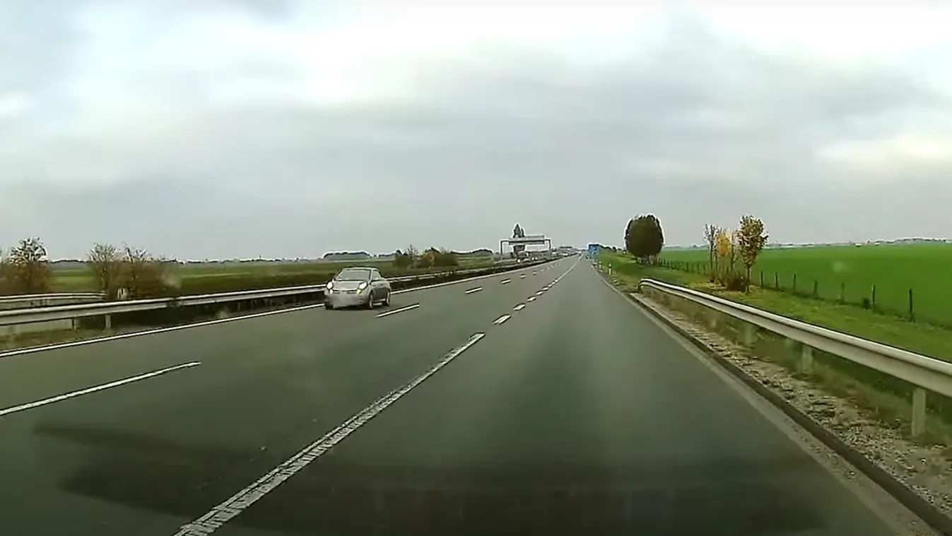 Forgalommal szemben hajtott egy autós az M35-ön