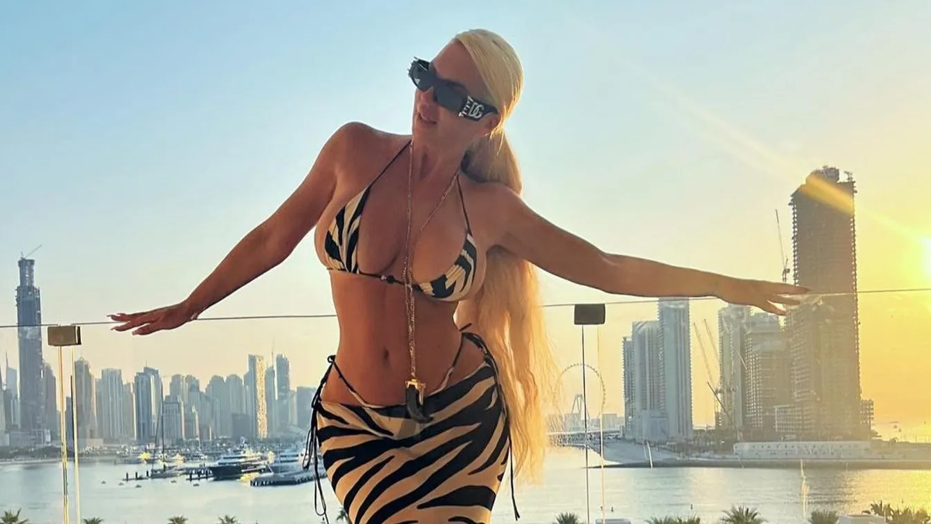 Átlátszó ruhában mutatta meg formás fenekét a szerb királynő