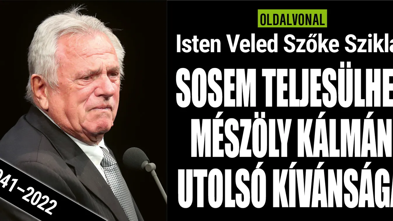 Sosem teljesülhet Mészöly Kálmán utolsó kívánsága