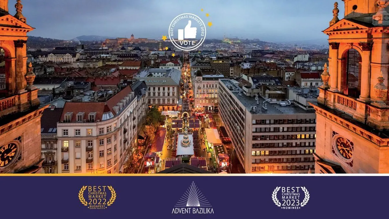 Európa kiváló karácsonyi vásárai között az Advent Bazilika