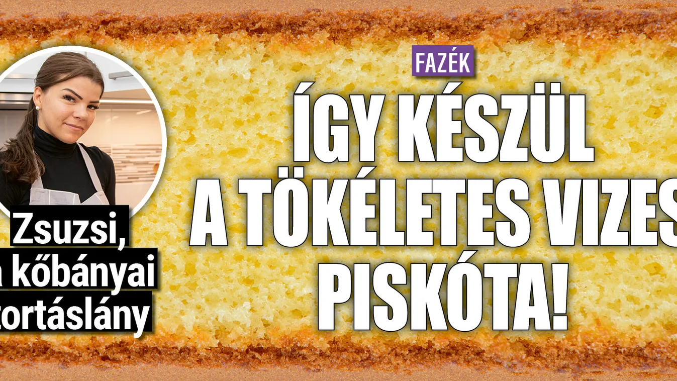 Piskóta készítés mesterfokon: Kell-e víz a tésztába?