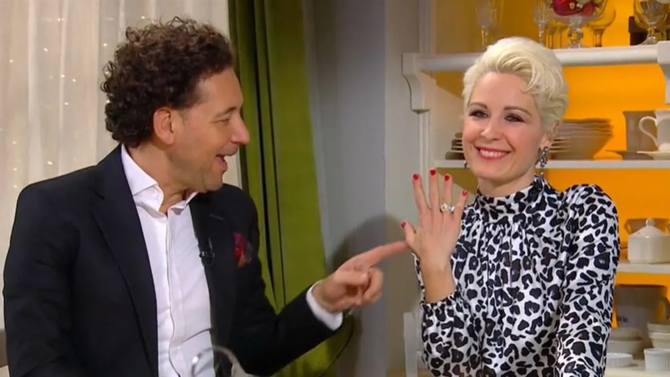 Élő adásban jelentette be Orosz Barbara, hogy eljegyezték