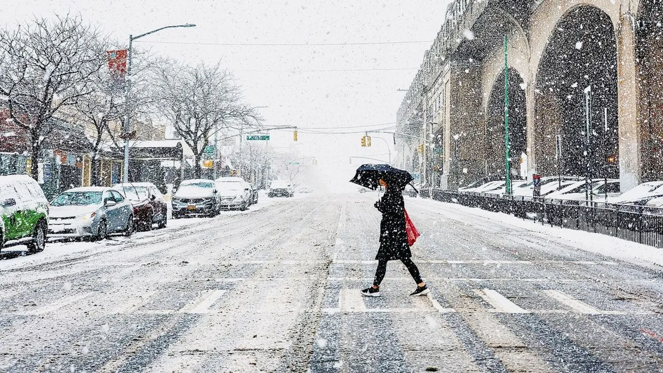 Hófúvás miatt adtak ki citromsárga riasztást