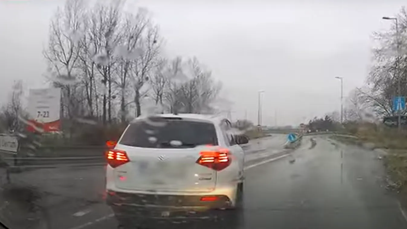 Felfoghatatlan dolgot művelt egy suzukis Budapesten - videó
