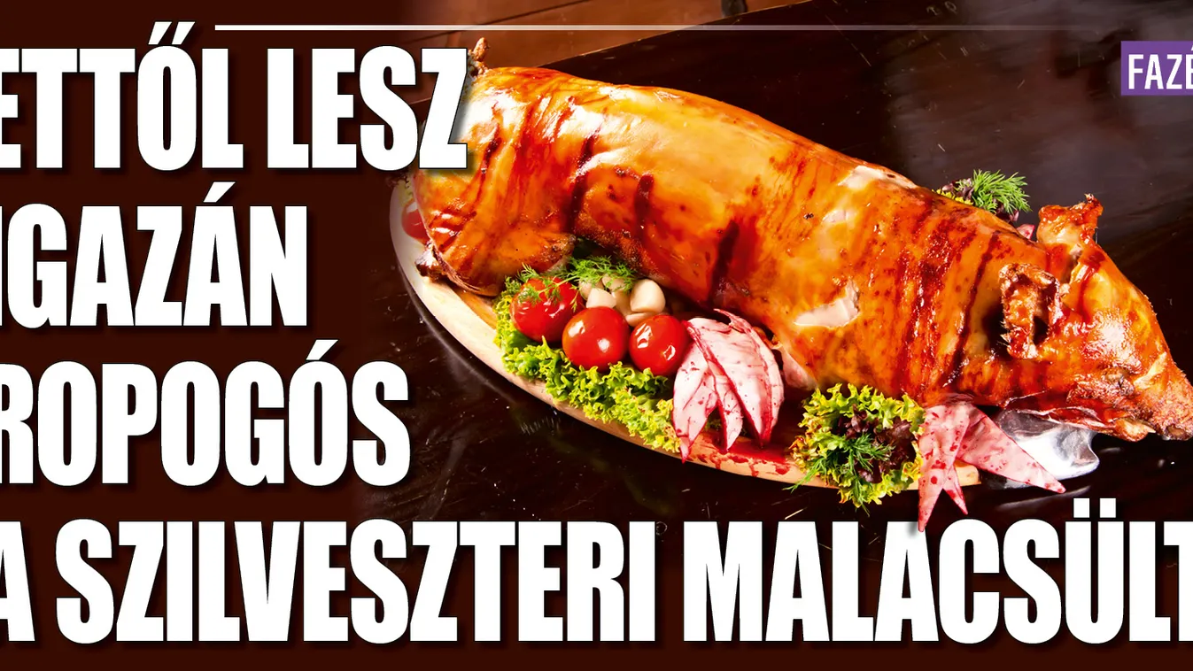 Ettől lesz igazán ropogós a szilveszteri malacsült