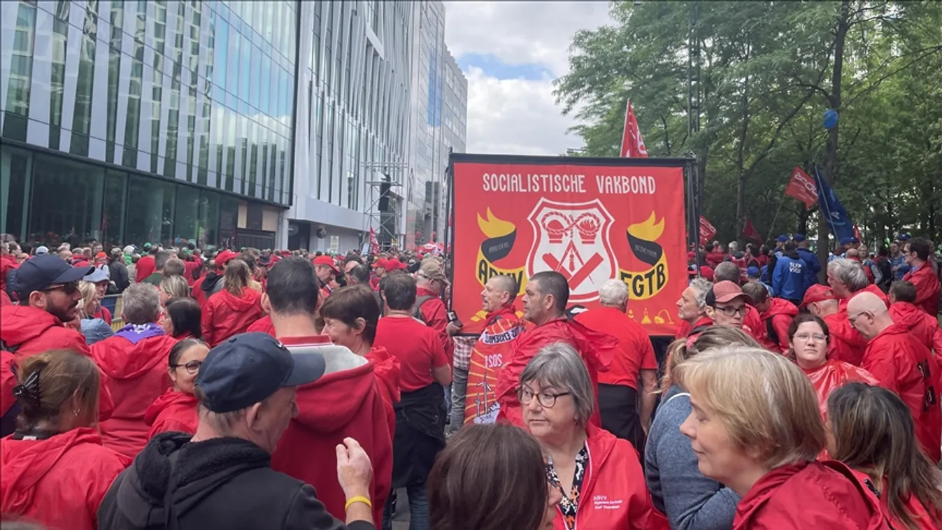 Megbénult Brüsszel: a magas rezsi ellen tüntetnek