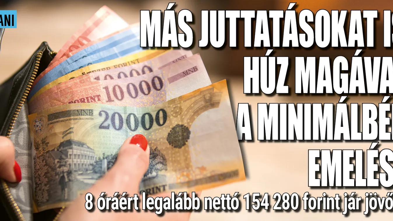 Ennyi lesz a minimálbér jövőre