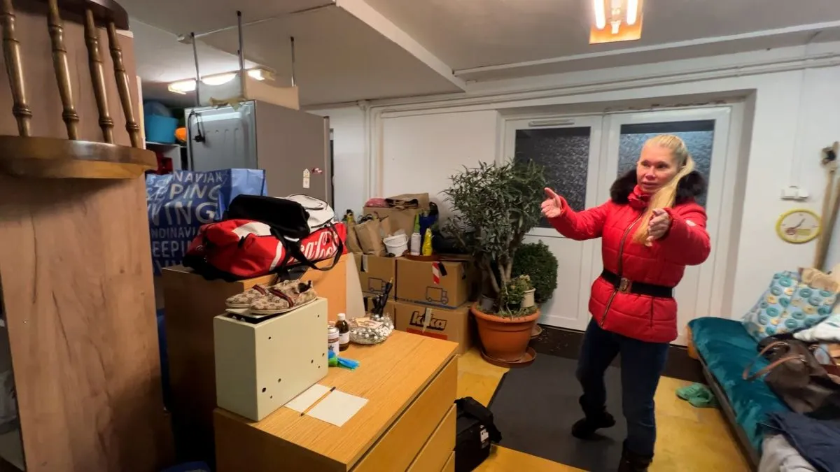 Egy bérelt raktárban tartják megmaradt holmijaikat Rékáék.