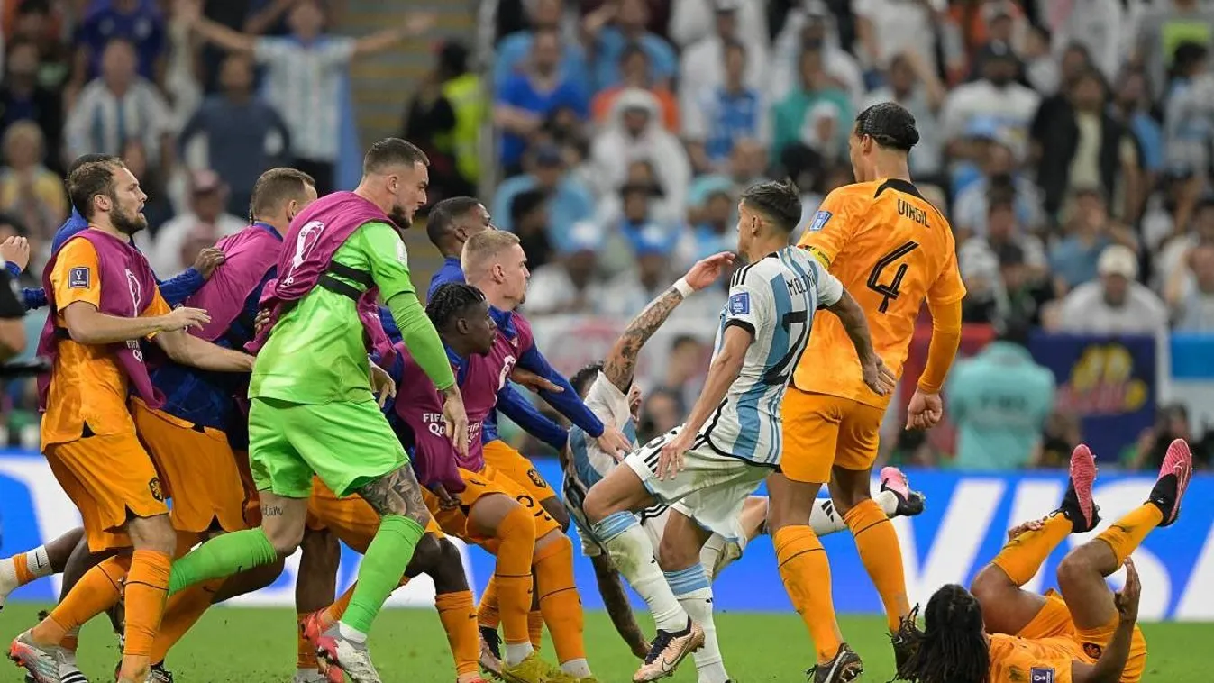 Tömegverekedés és káosz a vébén