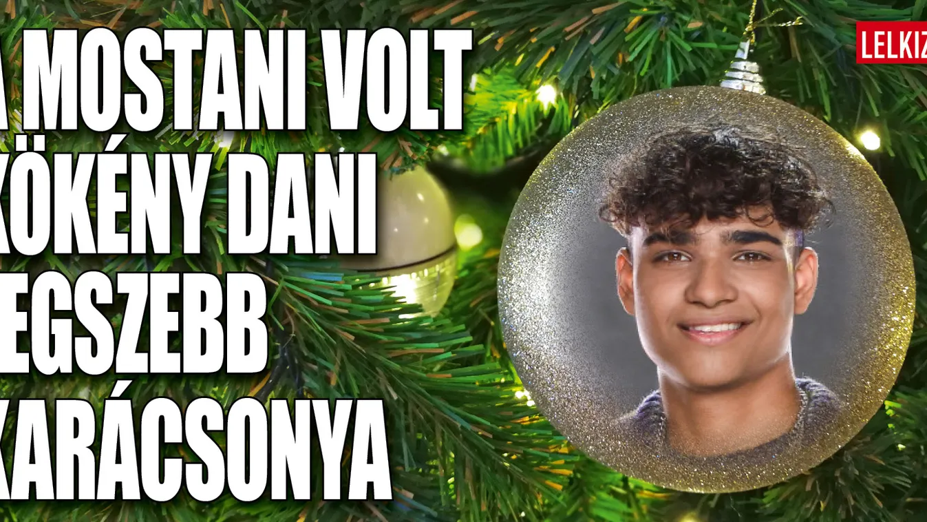 Így ünnepelte a karácsonyt Kökény Dani családja